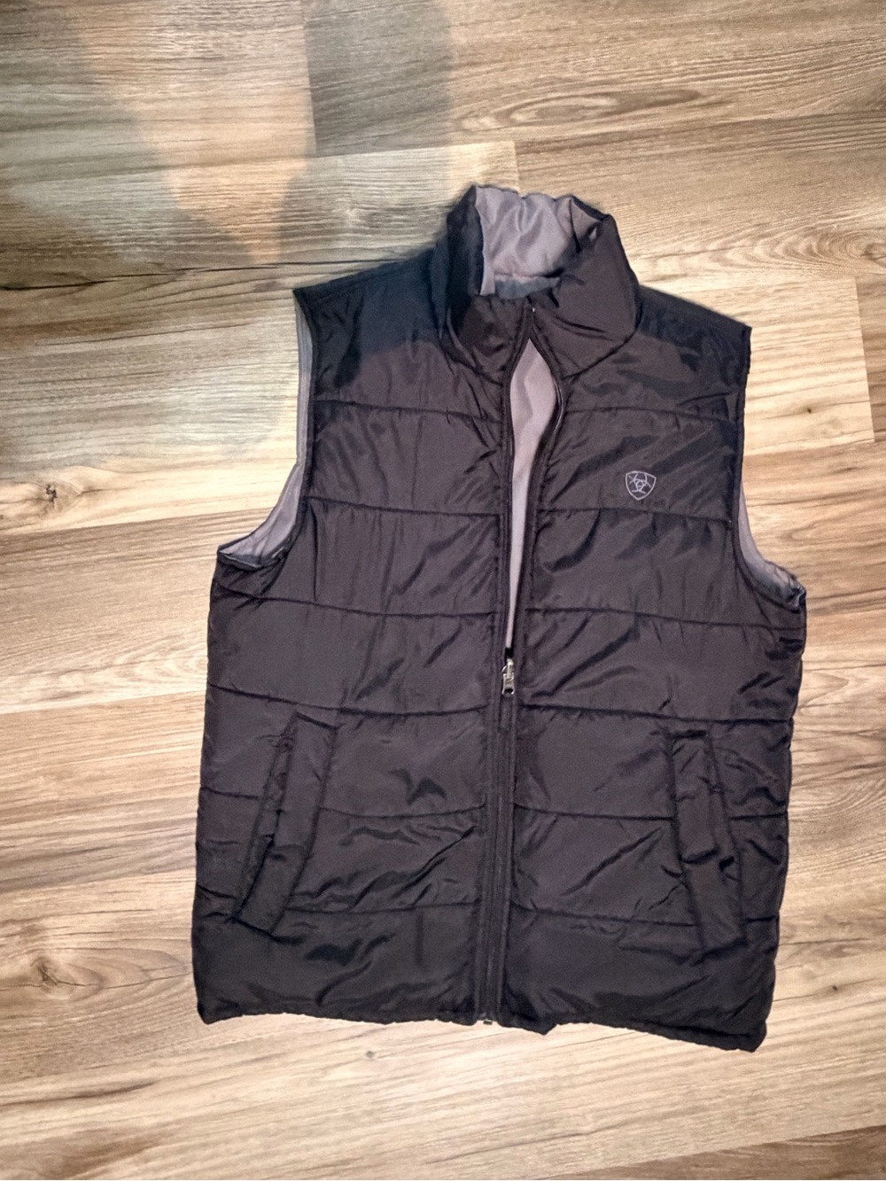 Men’s Ariat Black Quilted Puffer Vest
